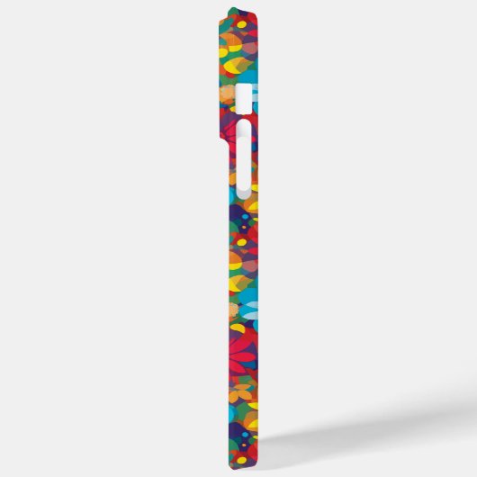 Vet hedendaags bloemenpatroon Levendige madeliefje Case-Mate iPhone Case (Achterkant / Links)