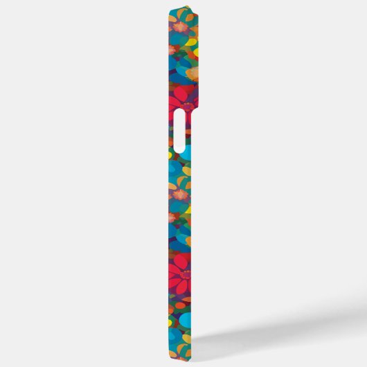 Vet hedendaags bloemenpatroon Levendige madeliefje Case-Mate iPhone Case (Achterkant / Rechts)