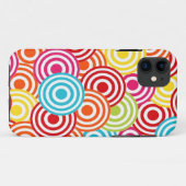 Vet, helder, compact cirkelpatroon Case-Mate iPhone case (Achterkant (horizontaal))