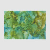 Vet, helder en groen Abstract kunstpatroon Tissuepapier (Voorkant)