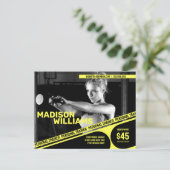 Vet Helder Geel Personal Trainer Foto Briefkaart (Staand voorkant)