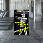 Vet Helder Geel Personal Trainer Foto Visitekaartje