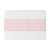 Vet Helder Roze Rood Squiggle Wavy Retro Bruiloft Uitnodigingen Wikkel (Achterkant Voorbeeld)