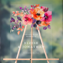 Vet Helder Roze Sinaasappel Waterverf Bloemen Welk