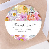 Vet Heldere Bloemen Stickers