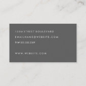 Vet heldere geometrische patronen visitekaartje (Achterkant)