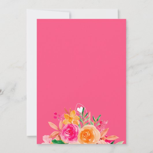 Vet herfst waterverf vrijgezellenfeest per post kaart (Achterkant)