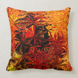 Vet herfstgekleurd Abstract Kussen
