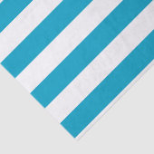 Vet horizontale Blauwgroen en witte strepen Tissuepapier (Detail)