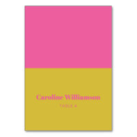 Vet Hot Roze Chartreuse Gele Aangepaste Plaats Kaa