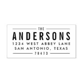 Vet Impression Address Stamps Zelfinktende Stempel (Design)