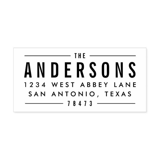 Vet Impression Address Stamps Zelfinktende Stempel (Design)