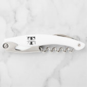 Vet Initiaal monogram naam botanisch Kurkentrekker (Voorkant)