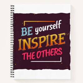 Vet Inspirerend Quote Ontwerp voor Motivatie Notitieboek