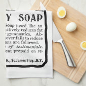 Vet is dwaze keukenhanddoek (Quarter Fold)