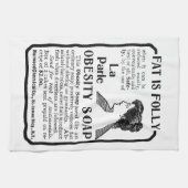 Vet is dwaze keukenhanddoek (Horizontaal)