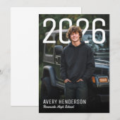 Vet Jaar Foto Afstuderen Aankondiging (Voorkant / Achterkant)