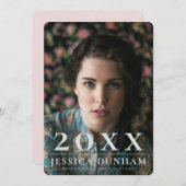 Vet jaar Seriële Afstuderen Uitnodiging (Voorkant / Achterkant)