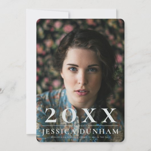 Vet jaar Seriële Afstuderen Uitnodiging (Voorkant)