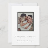 Vet Kader Moderne galerij Lijst Opslaan datum Save The Date (Achterkant)