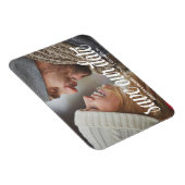 Vet kalligrafie | De foto bewaart de Datum Magneet (Rechterzijde)