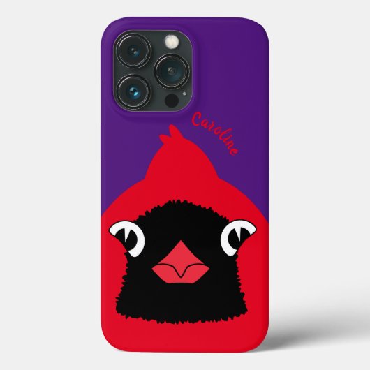 Vet kardinaal Case-Mate iPhone case (Achterkant)