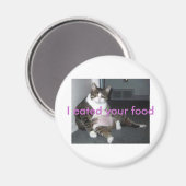 vet kat magneet (Voorkant / Achterkant)