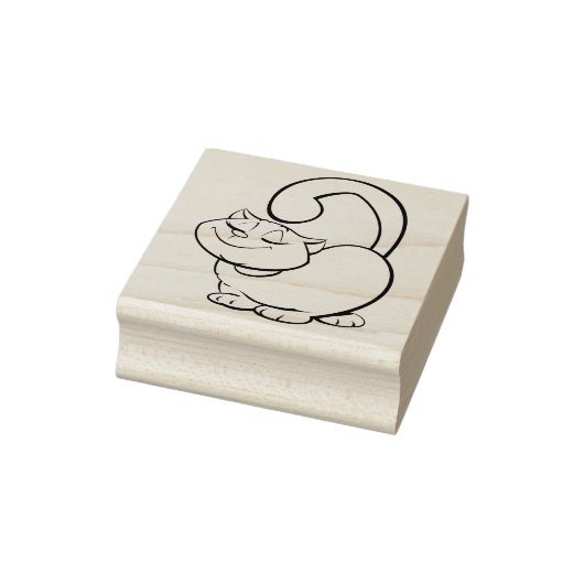 vet Kattenstempel Rubberstempel (Stempel)