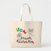 Vet Kennel Assistant T-Shirts en Gifts Grote Tote Bag (Voorkant)