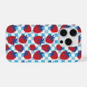 Vet Kersenruitpatroon iPhone Hoesje (Achterkant horizontaal)