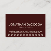 vet klantenkaart van COFFEE Klantenkaartje (Achterkant)