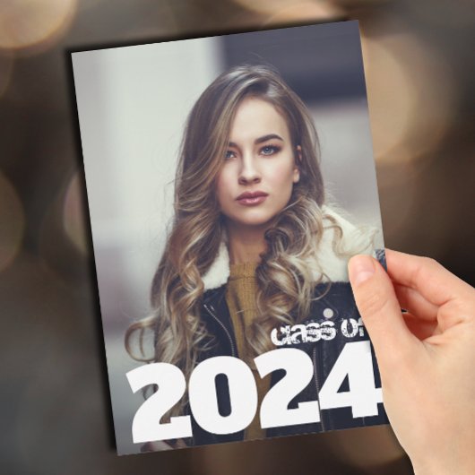 Vet Klasse van 2024 Afstuderen Foto Kaart