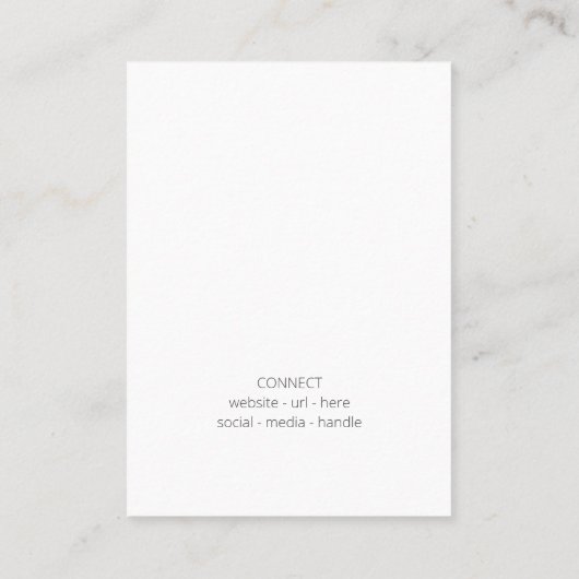 Vet Kleur Splatter Aangepaste Sieraden Display Kaa Visitekaartje (Achterkant)