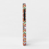 Vet Kleur Visgraat Chevron patroon Case-Mate iPhone Case (Achterkant/links)
