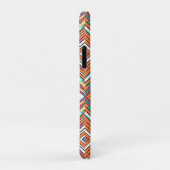 Vet Kleur Visgraat Chevron patroon Case-Mate iPhone Case (Achterkant/rechts)