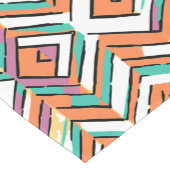 Vet Kleur Visgraat Chevron patroon Korte Tafelloper (Hoek)