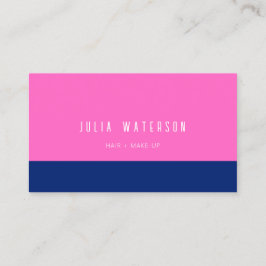Vet kleurenblok - roze en blauw, geen logo visitekaartje