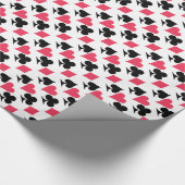 Vet kleurig Kaart voor afspelen Cadeaupapier (Hoek)