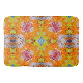 Vet kleurrijk Abstract Badmat (Voorkant)