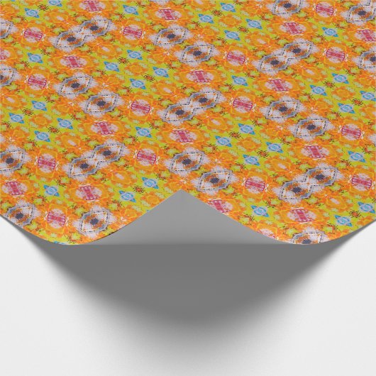 Vet kleurrijk Abstract Cadeaupapier (Hoek)