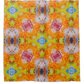 Vet kleurrijk Abstract Douchegordijn (Voorkant)