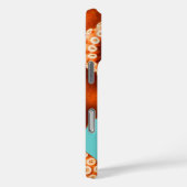 Vet kleurrijk Aqua en Oranje Octopus iphone 5 Case-Mate iPhone Case (Achterkant / Rechts)