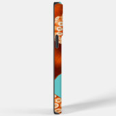 Vet kleurrijk Aqua en Oranje Octopus iphone 5 Case-Mate iPhone Case (Achterkant / Rechts)