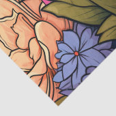 Vet Kleurrijk Bloemen Decoupage Tissue Papier (Detail)