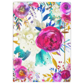 Vet kleurrijk, helder, modern, gepersonaliseerd klembord (Achterkant)