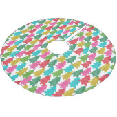 Vet Kleurrijk Papier Kerstbomen Kerstboom Rok (Gekanteld)