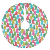 Vet Kleurrijk Papier Kerstbomen Kerstboom Rok (Voorkant)