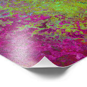 Vet, kleurrijk, platter verf, Abstract Foto Afdruk (Hoek)