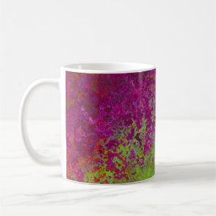 Vet, kleurrijk, platter verf, Abstract Koffiemok