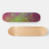 Vet, kleurrijk, platter verf, Abstract Persoonlijk Skateboard (Horizontaal)